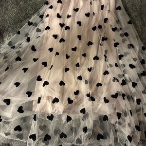 Women’s small heart tutu skirt